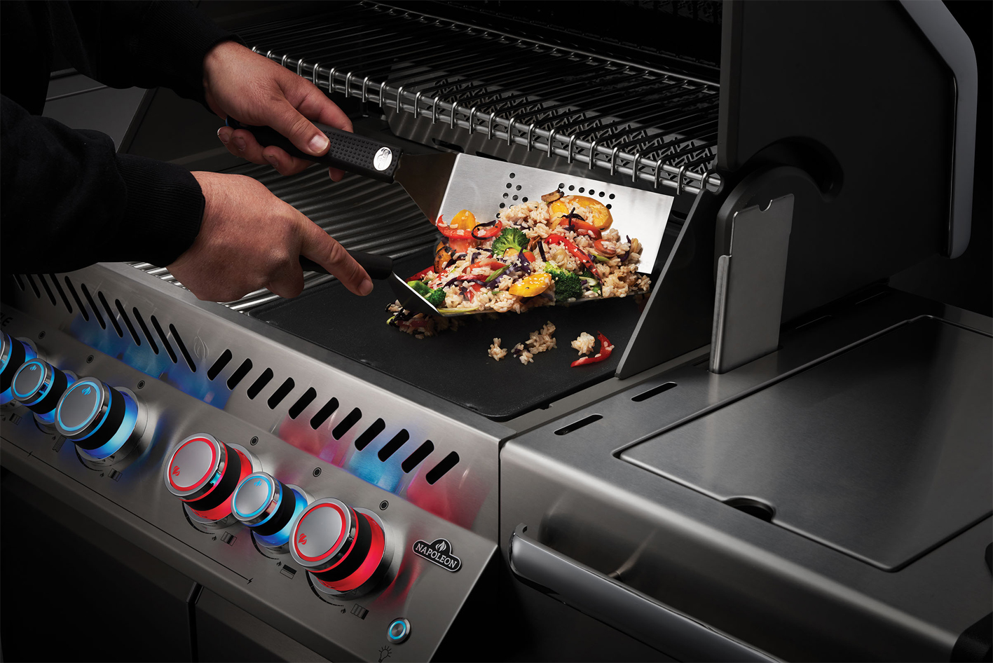 70081_Plancha_Set_3 Napoleon PRO Grillplatten- und Plancha-Set, 3-tlg.