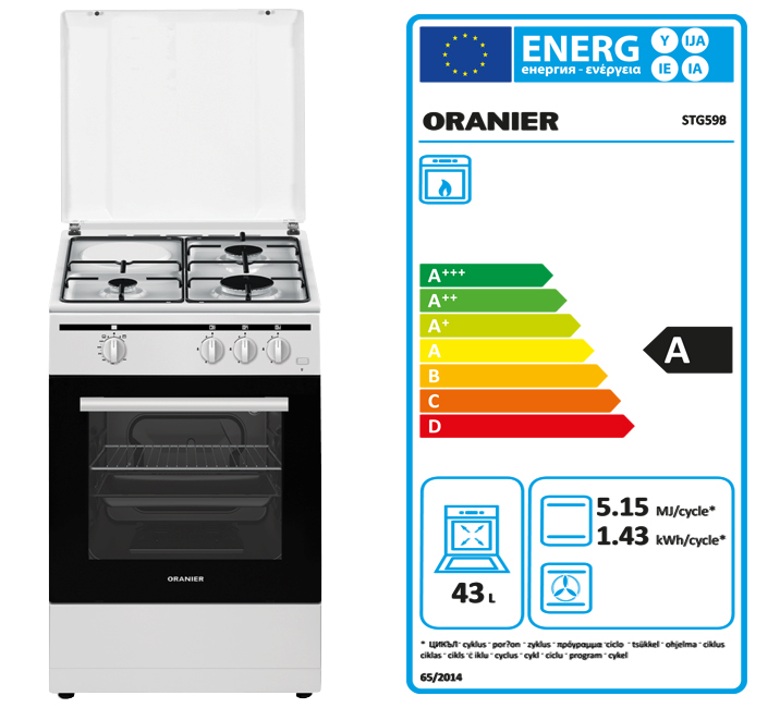 Oranier STG 598 50 cm Gasherd