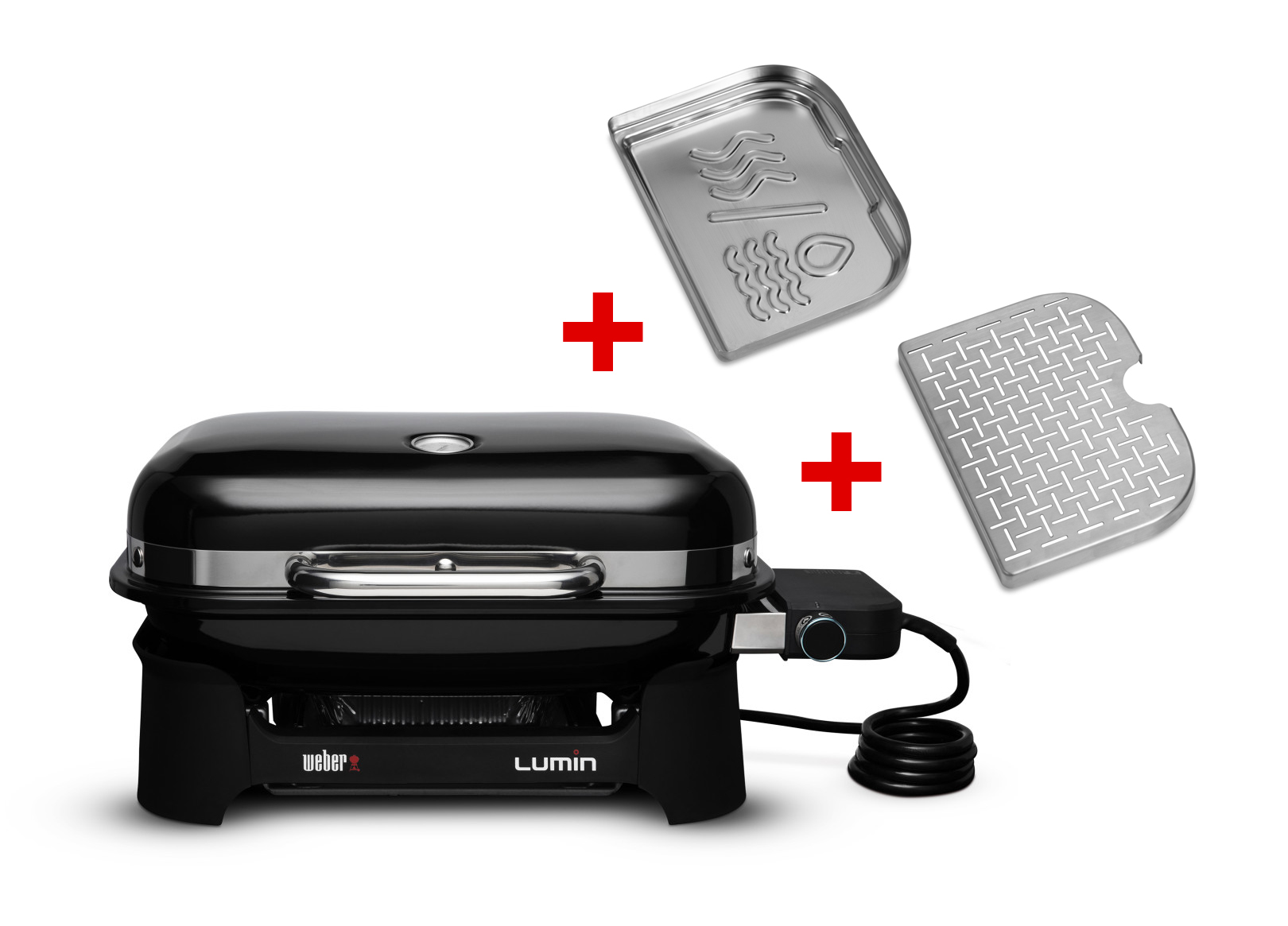 Weber Lumin Compact Elektrogrill inkl. Schalen-Set