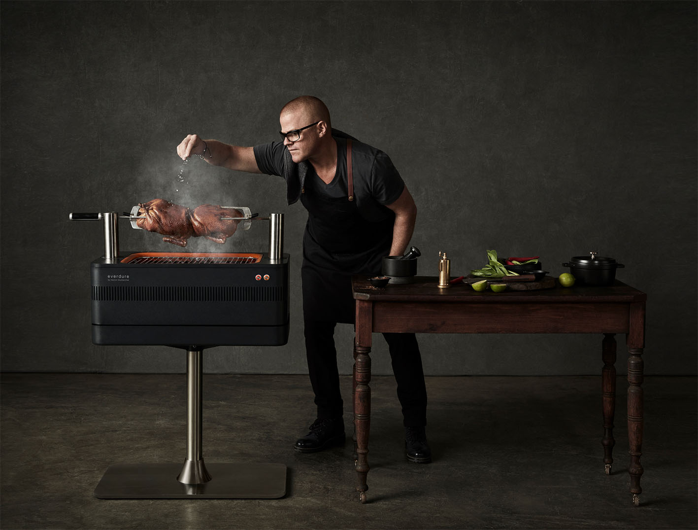 Everdure Fusion Holzkohlegrill & Heston Blumenthal