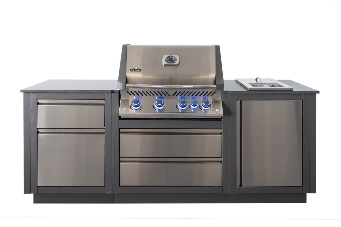 Napoleon Oasis 105 Outdoor-Küche, Einbaugrill P500