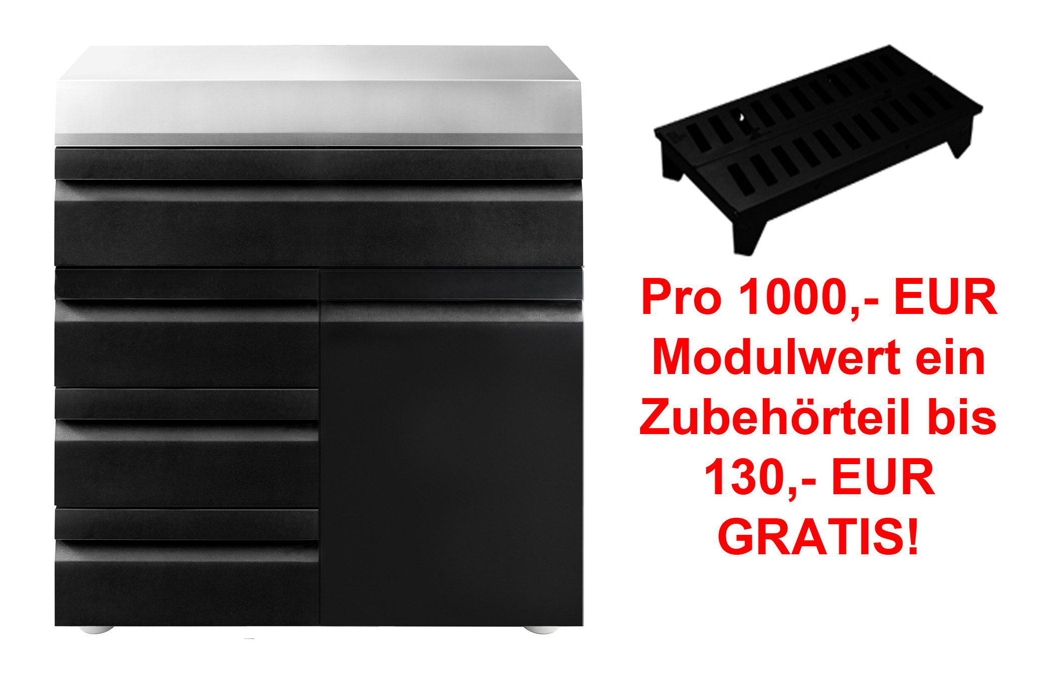 Otto Wilde S32 mit 4 Schubladen + 1 Tür