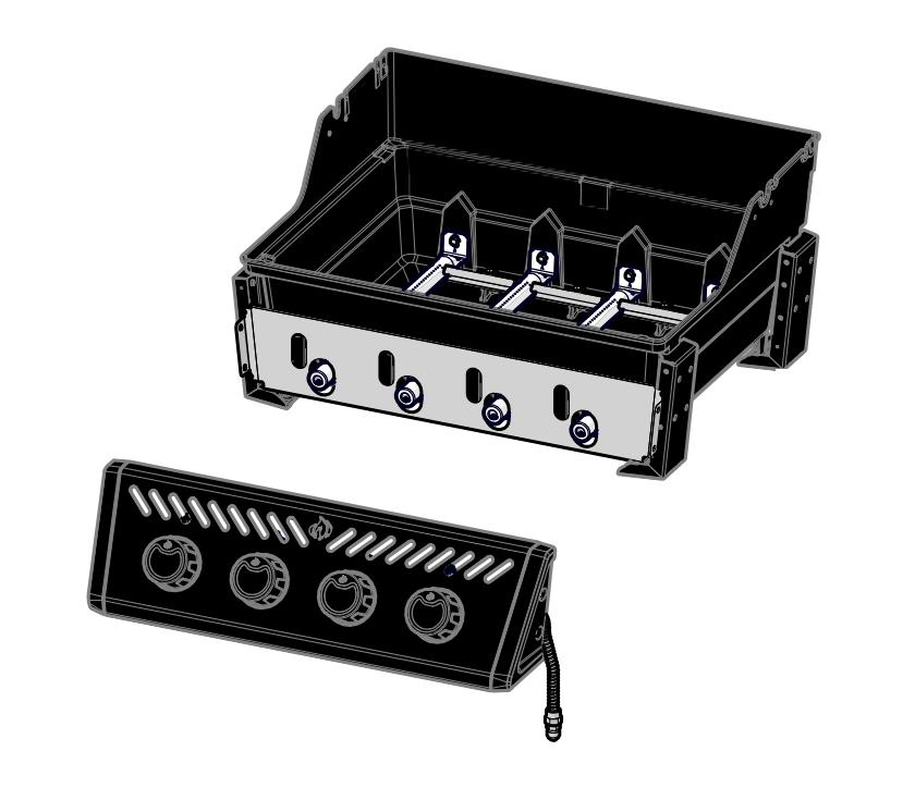 Napoleon Korpus & Frontpanel komplett