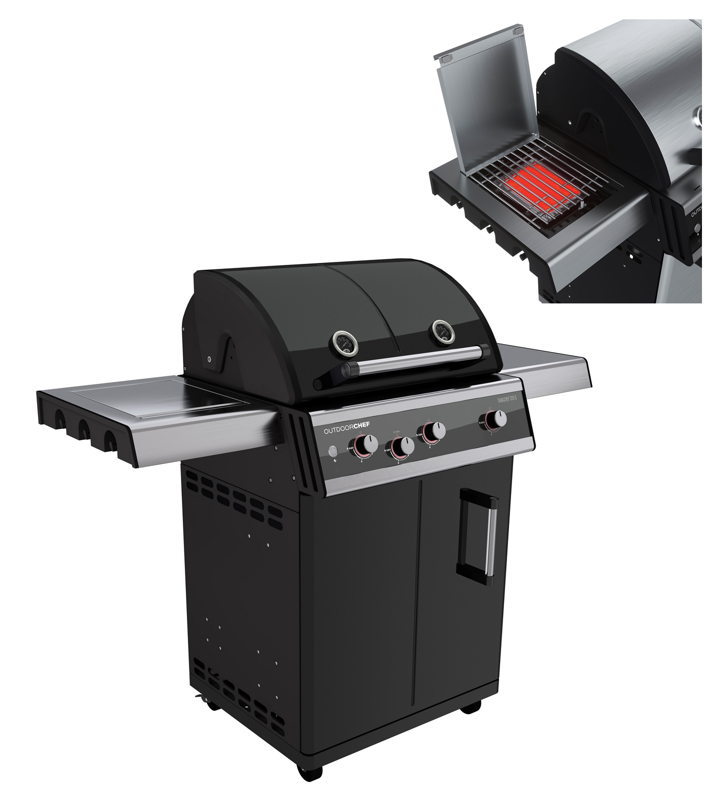 OUTDOORCHEF Dualchef 325 G inkl. Blazing Zone 900°C Brenner