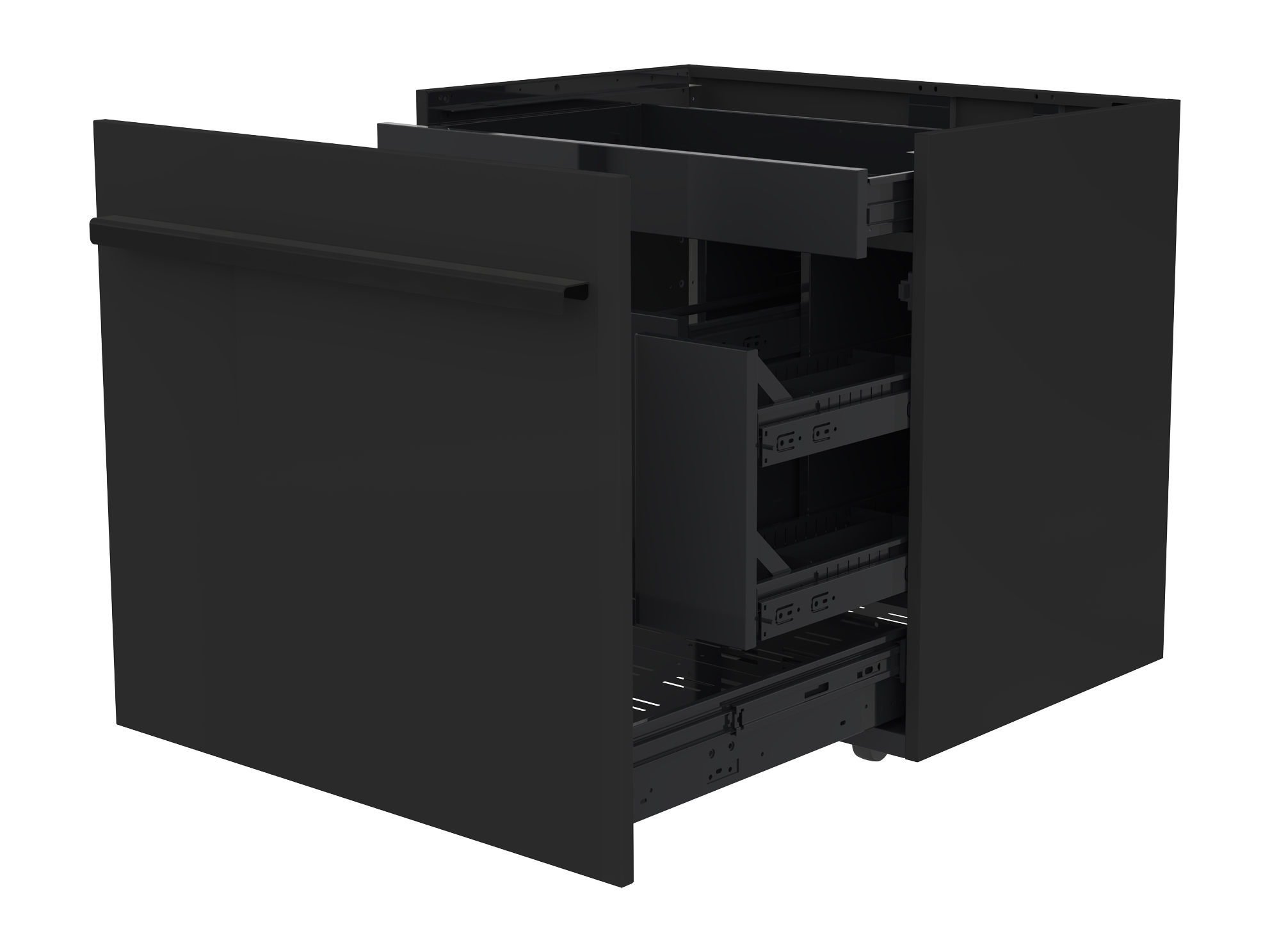 OUTDOORCHEF CUBE Schubladenmodul Edelstahl / Black