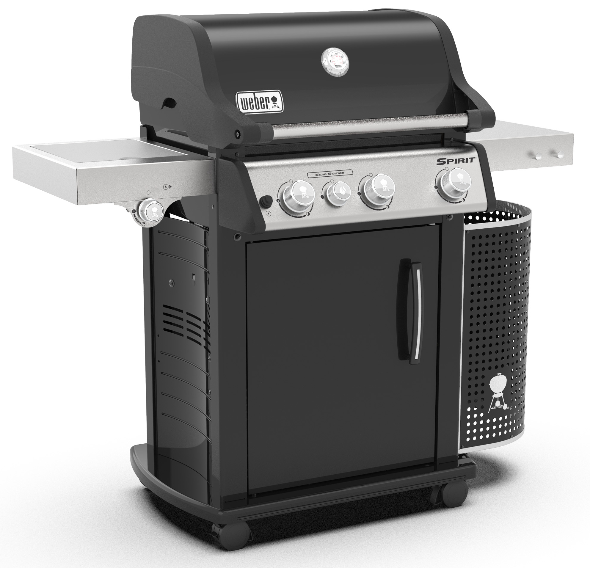 Weber Spirit EP 335 Premium GBS Black Gasgrill seitlich