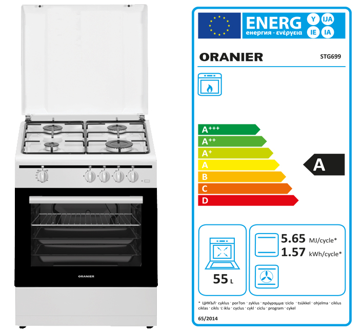 Oranier STG 699 60 cm Gasherd