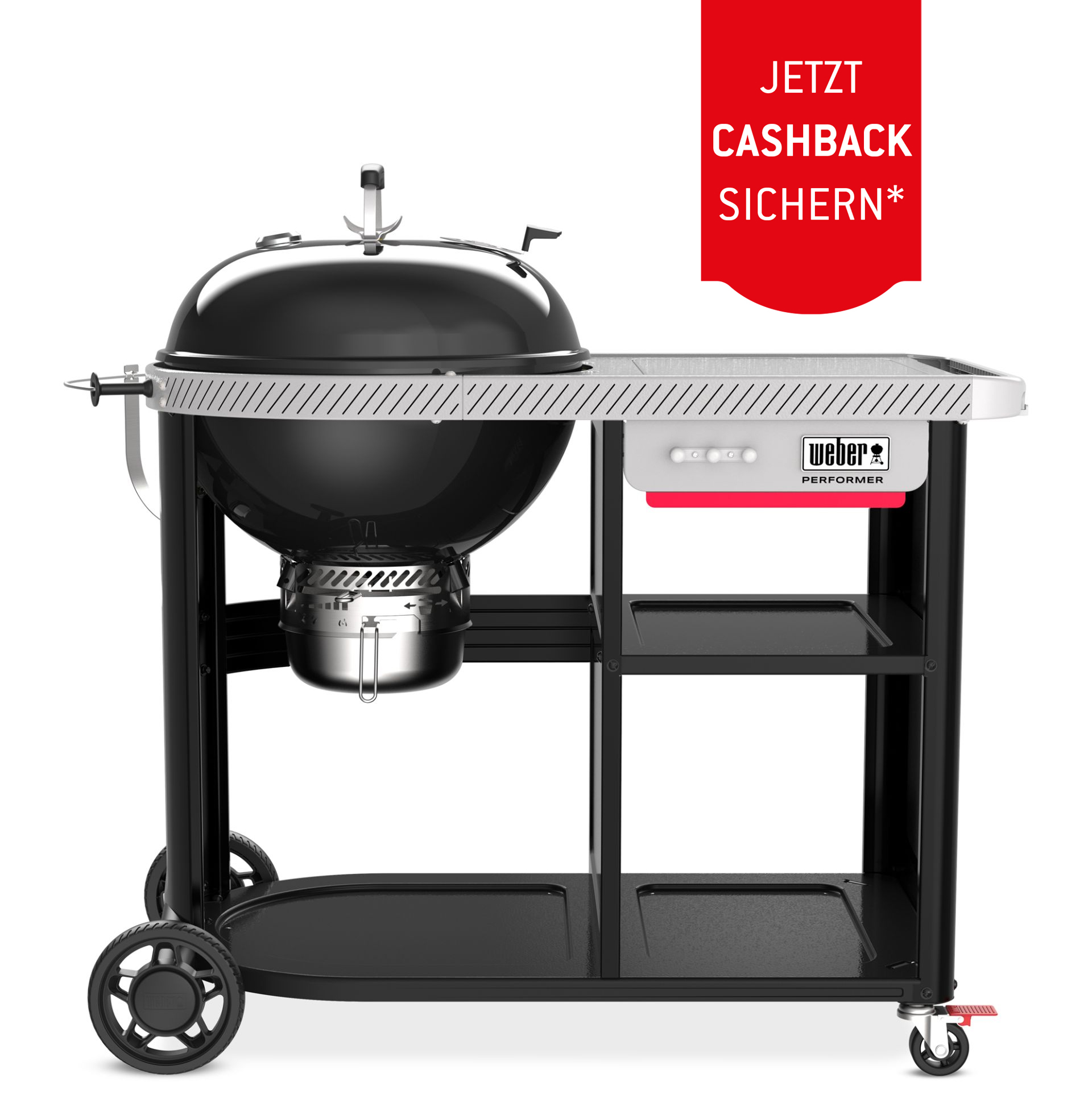 Weber Performer Premium Holzkohlegrill 57 cm Black