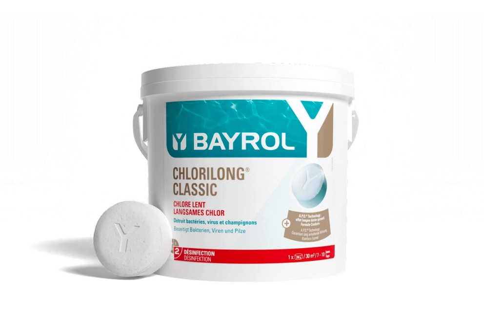 Bayrol Chlorilong Classic 5 kg Eimer mit Clorodor Control Kapsel