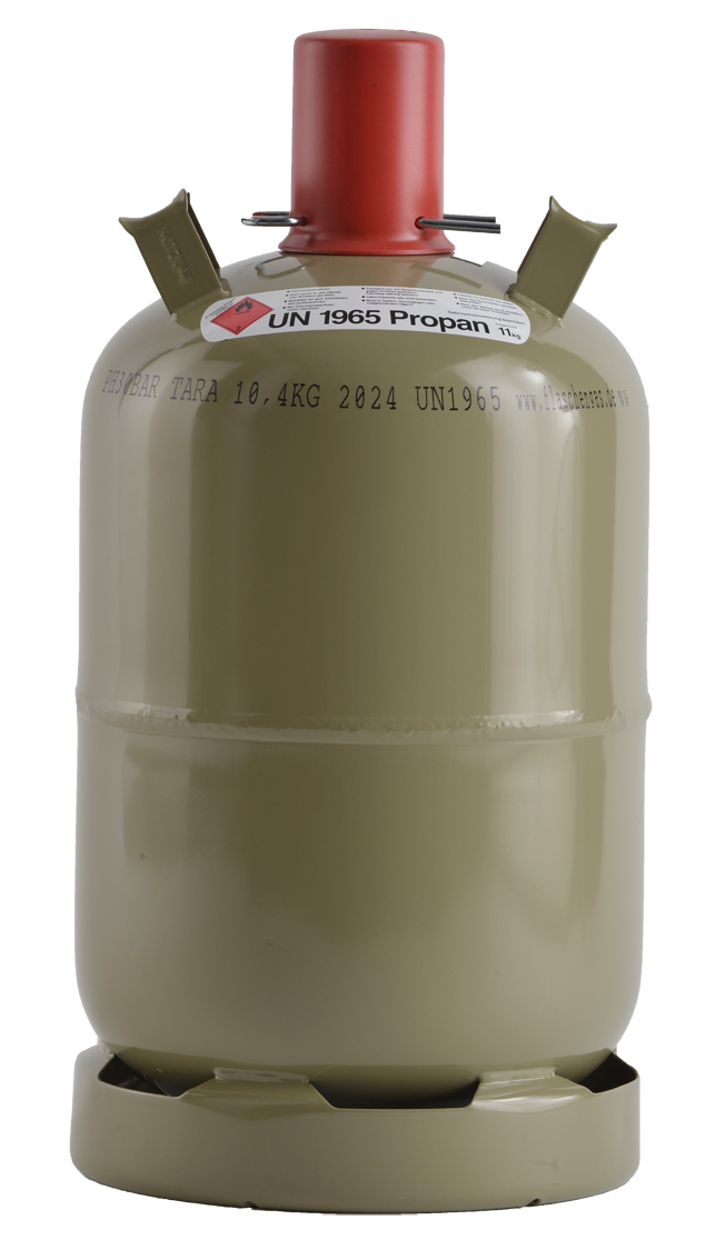 Gasflasche 11 kg Grau, Nutzungsflasche Propan