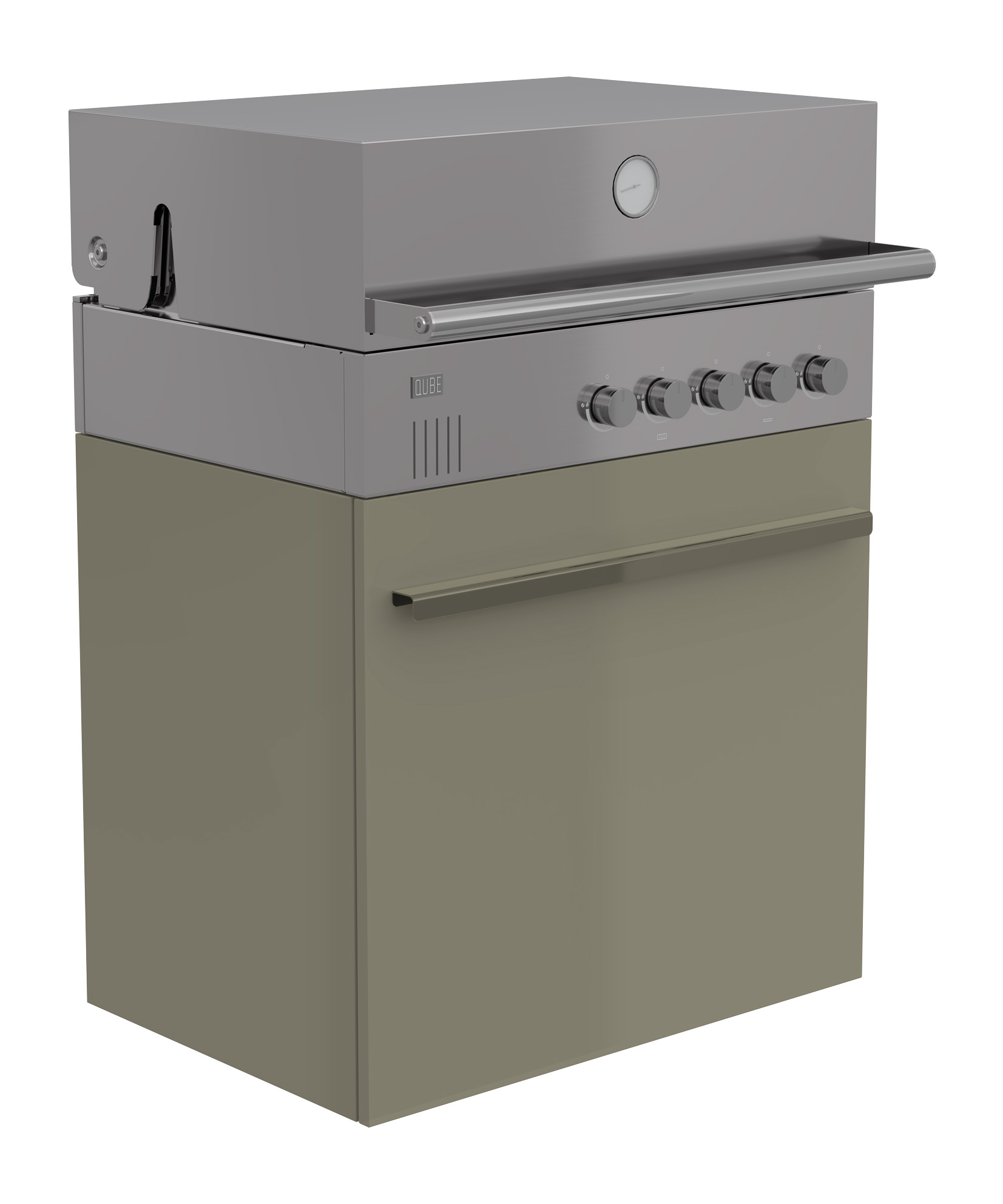 OUTDOORCHEF CUBE X-415 RB Edelstahl / Taupe Gasgrill