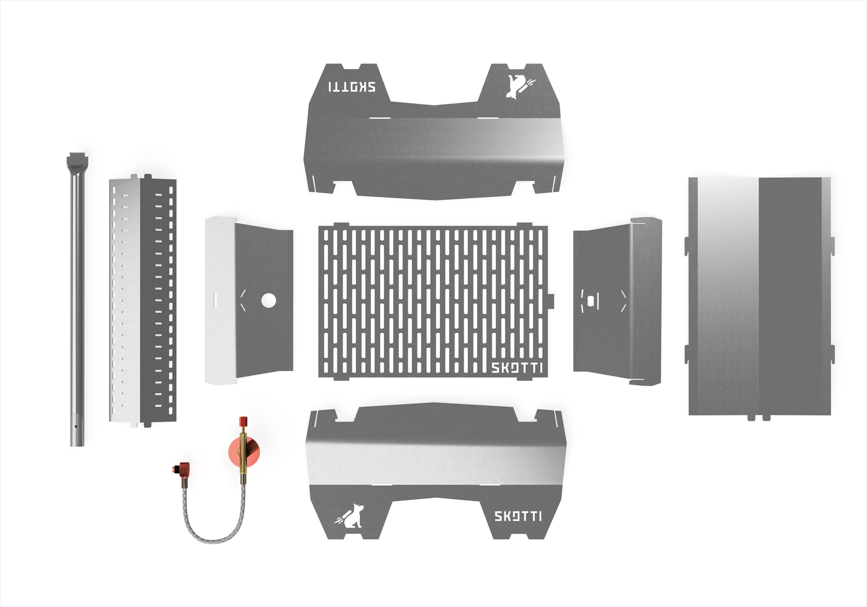 Skotti Grill Einzelteile