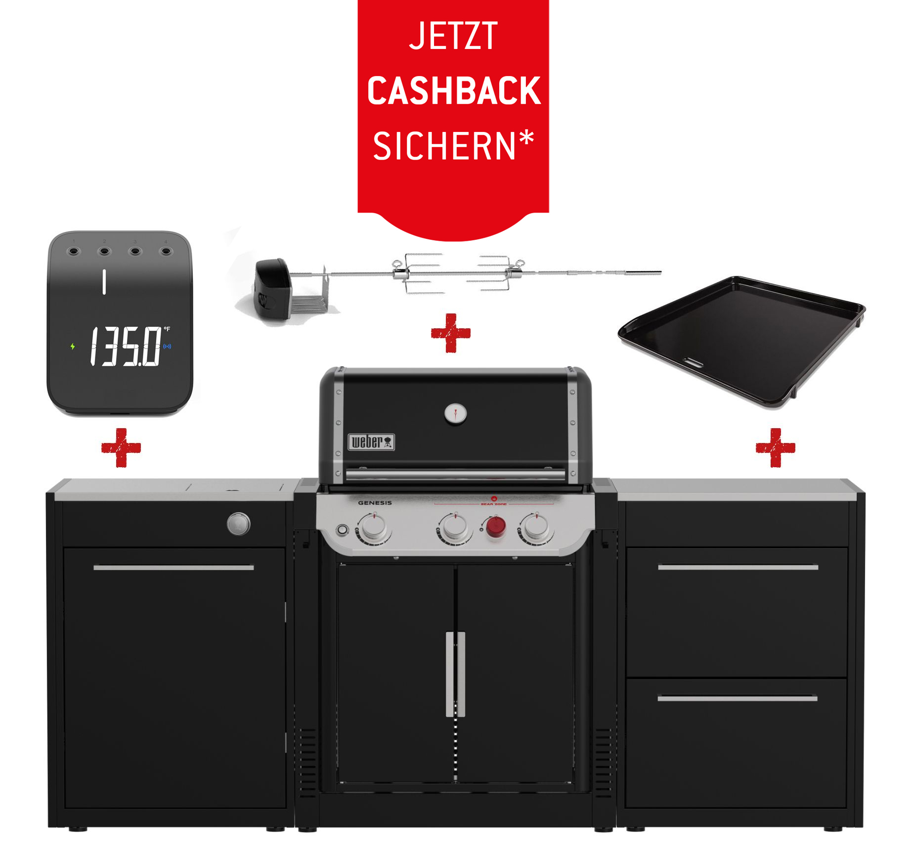 Weber BBQ Kitchen 231 inkl. Genesis E-335 - Ausstellungsstück