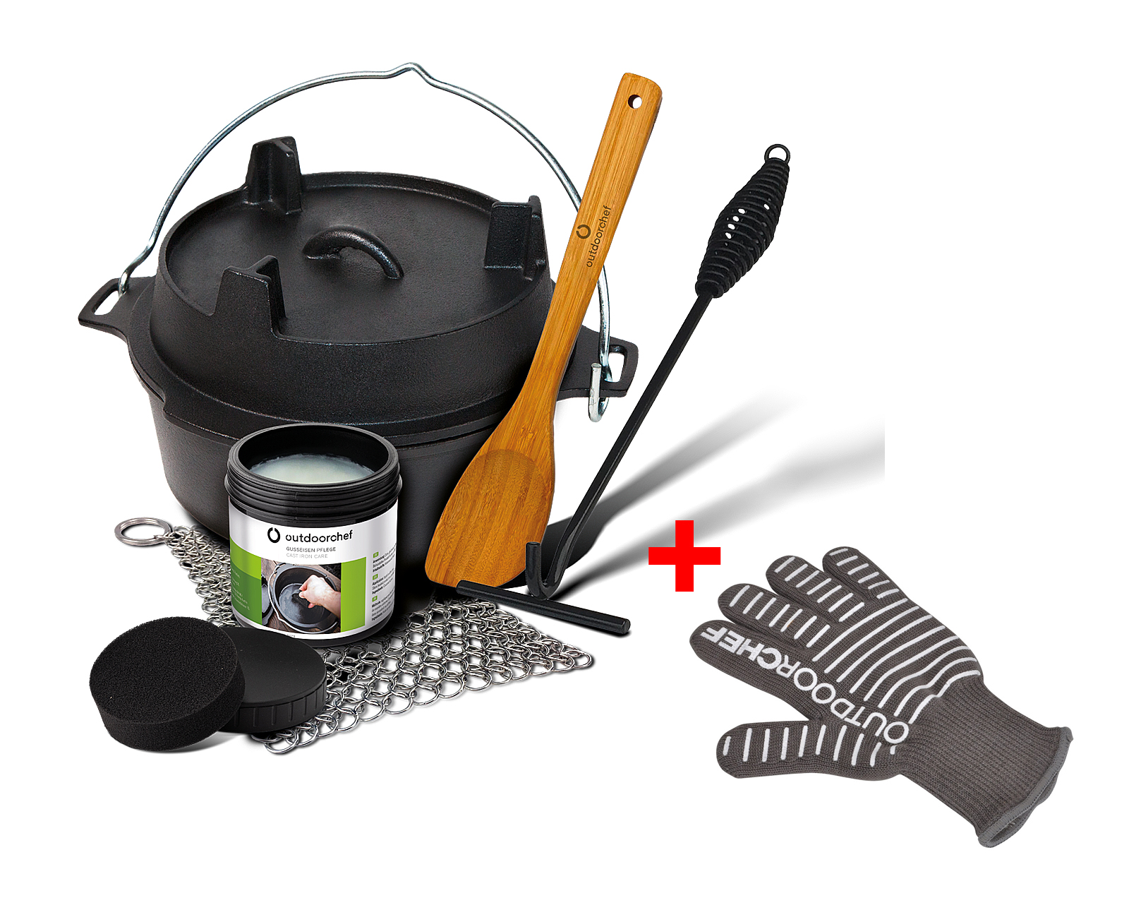 OutdoorCHEF Dutch Oven Set 3,8 L