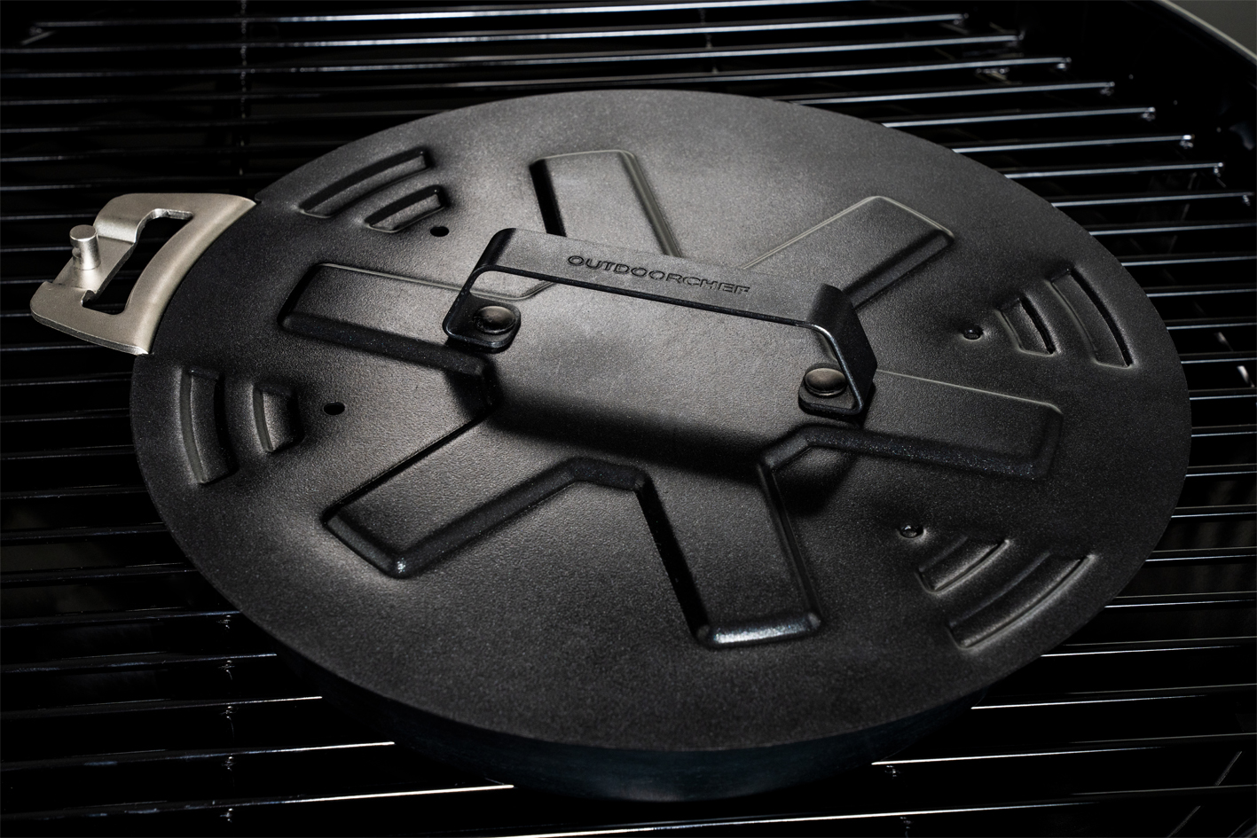 1449151_Carbonstahldeckel_5 OutdoorCHEF Carbonstahldeckel 4 in 1