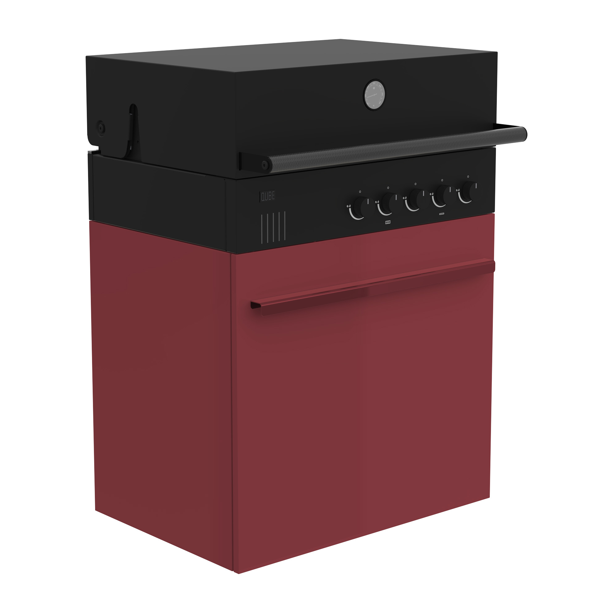 OUTDOORCHEF CUBE X-415 RB Black / Red Gasgrill