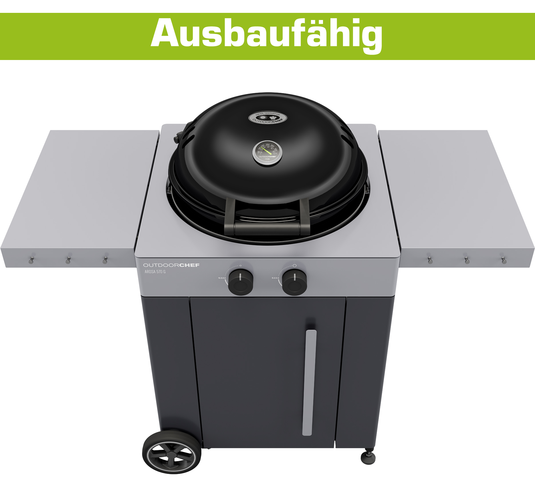 Outdoorchef Arosa 570 G EVO Grey Steel Gaskugelgrill