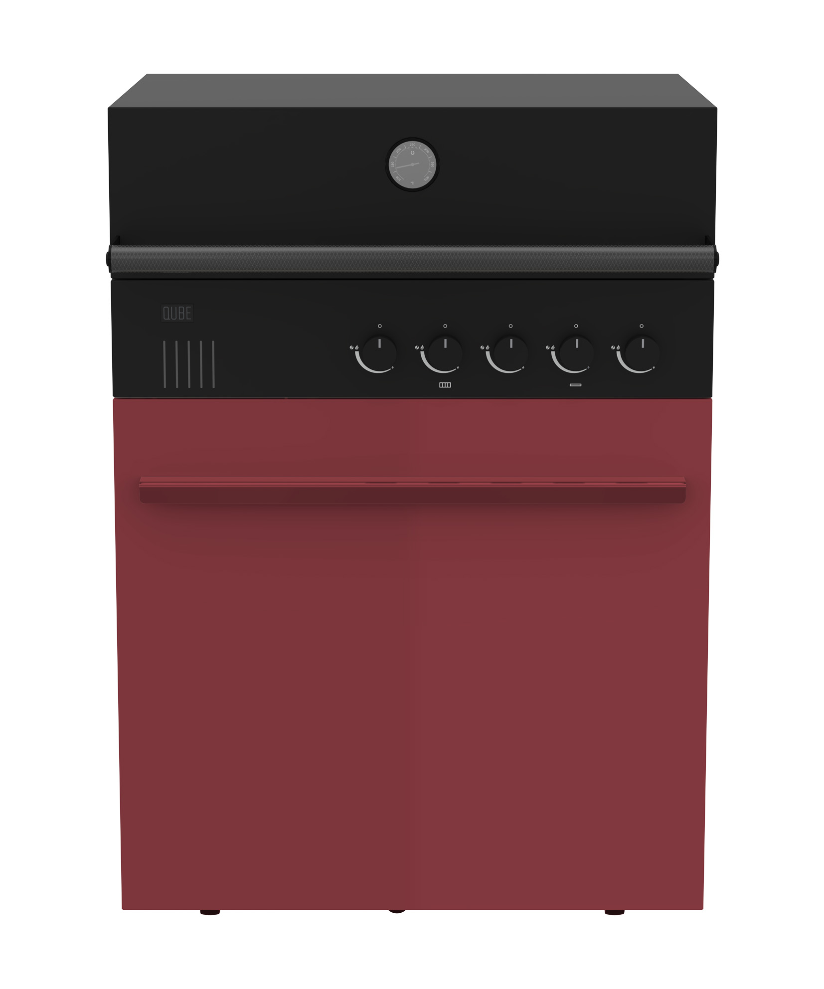 OUTDOORCHEF CUBE X-415 RB Black / Red Gasgrill