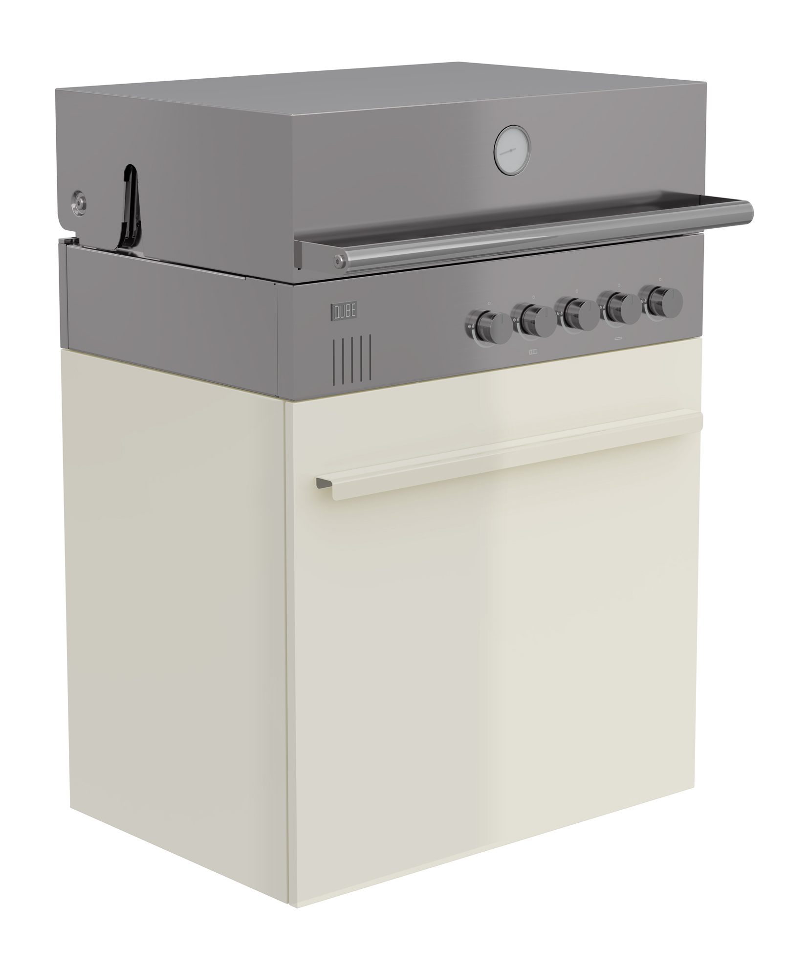 OUTDOORCHEF CUBE X-415 RB Edelstahl / Creme Gasgrill