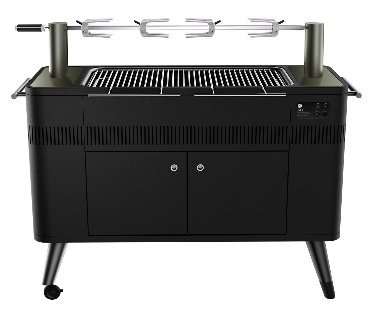 Everdure HUB II Holzkohlegrill Frontansicht