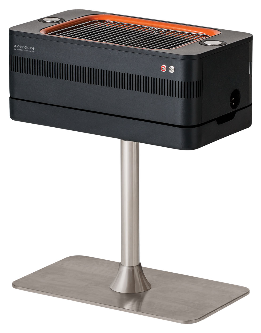 Everdure_Fusion_2 Everdure Fusion Holzkohlegrill seitlich ohne Drehspieß