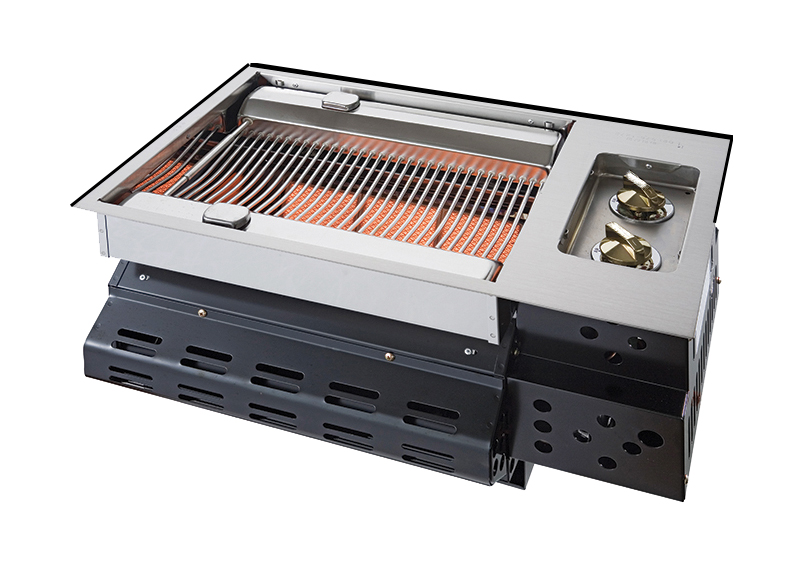 BBIQ_504 BBIQ - Der rauchfreie Gasgrill für Innen & Außen