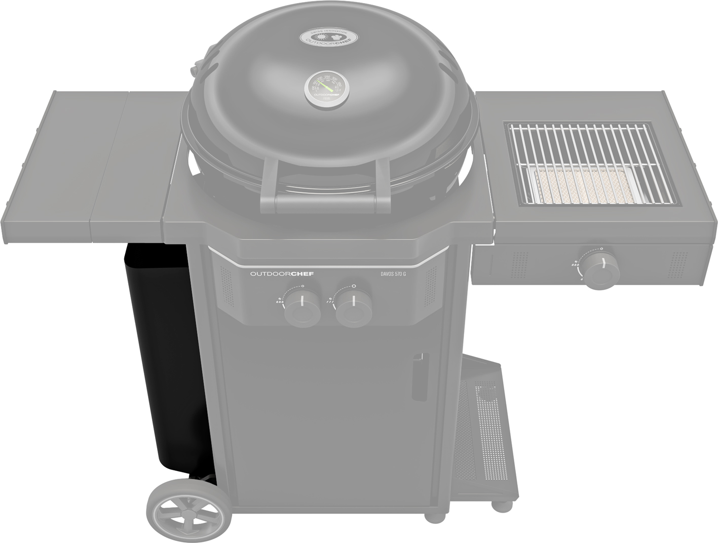 OutdoorCHEF 11 Kg Gasflaschen Kit Davos Serie