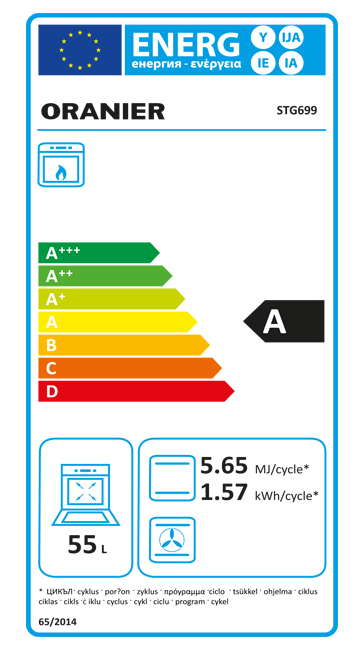 Oranier STG 699 60 cm Gasherd