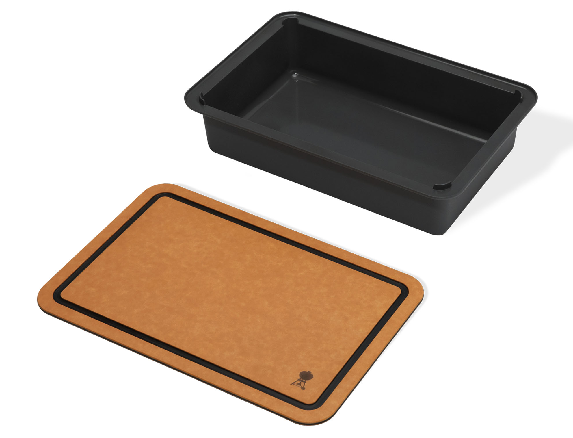 Weber WORKS Aufbewahrungsbox mit Schneidebrett-Deckel