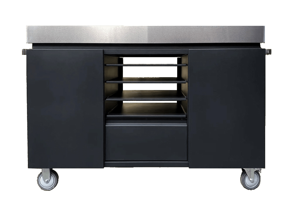Everdure Pizza Station Black Finish 1400x640x966 mm