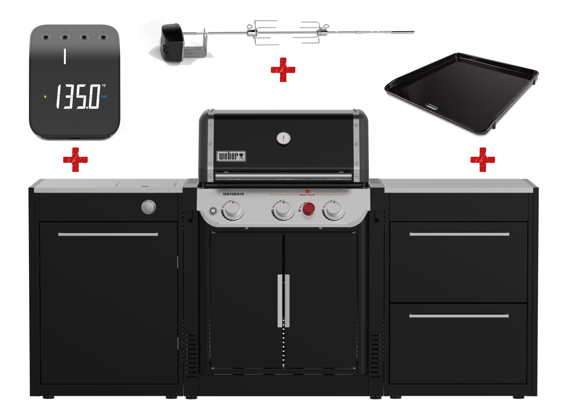 Weber BBQ Kitchen 231 inkl. Genesis E-335 - Ausstellungsstück