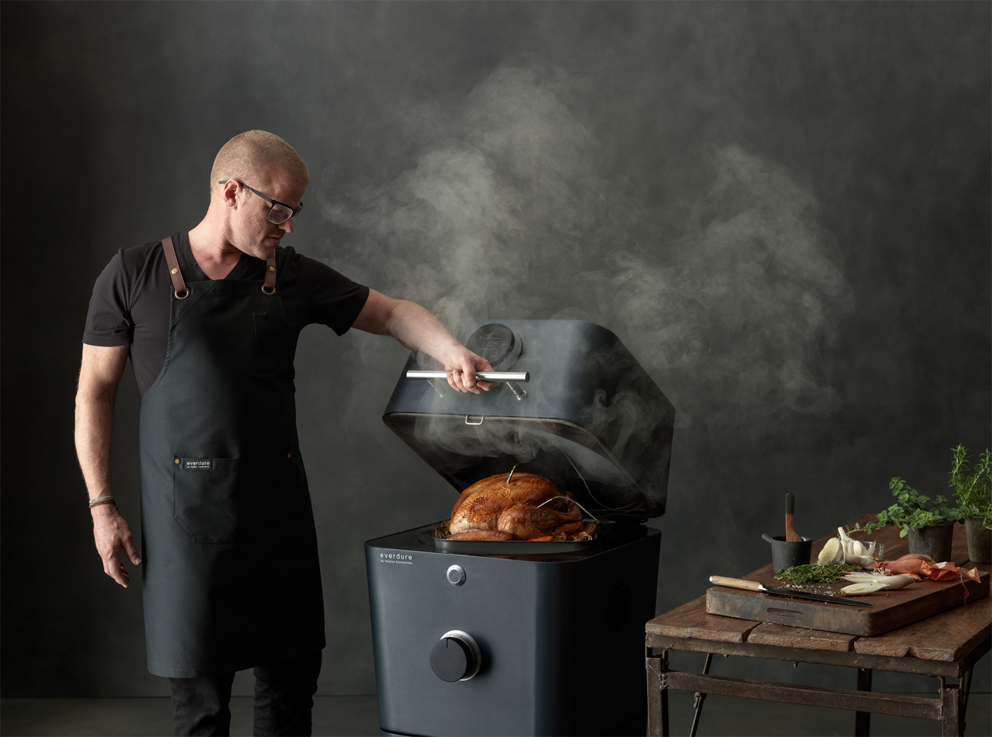 Everdure_4K_Graphite_4 Everdure 4K Outdoor Ofen Graphite by heston blumentahl Thermometer Fühler