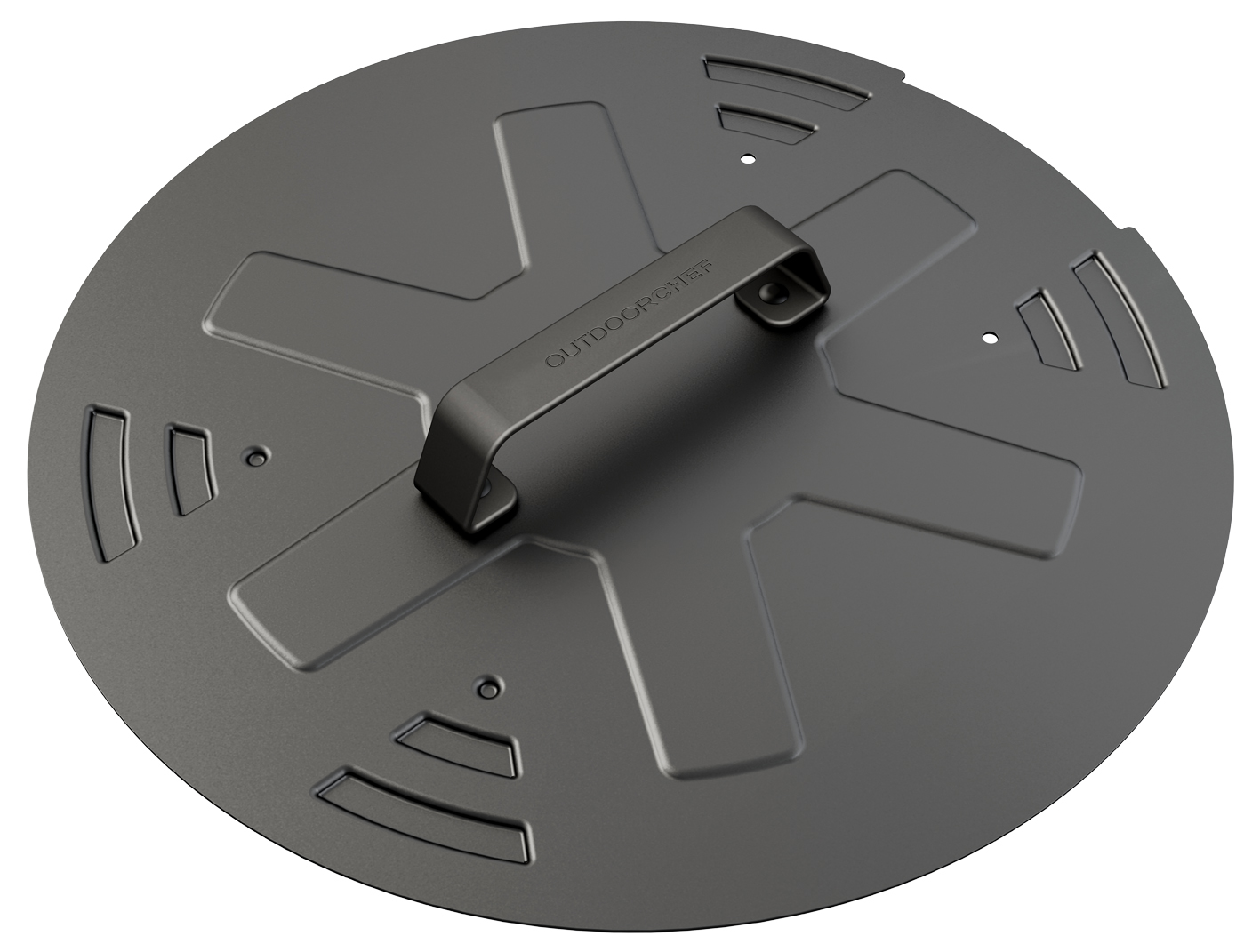 1449151_Carbonstahldeckel_1 OutdoorCHEF Carbonstahldeckel 4 in 1