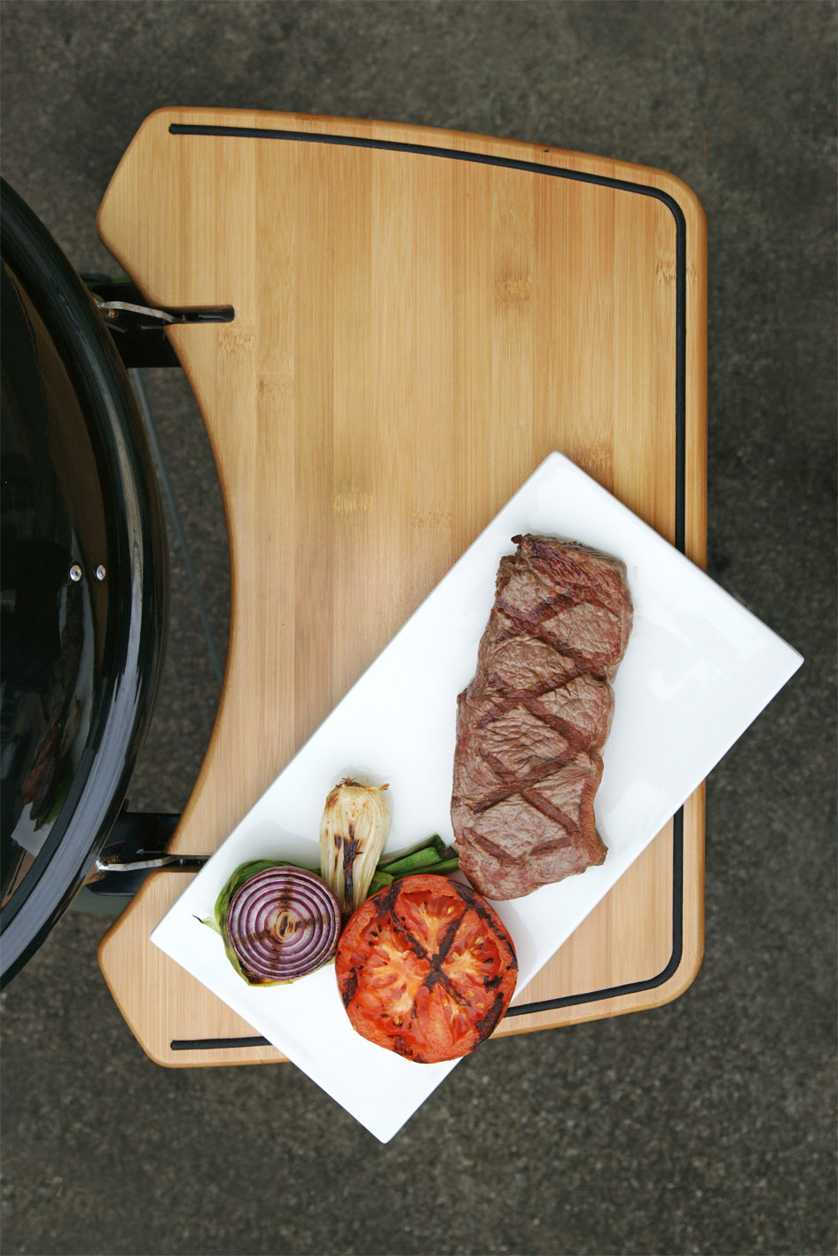 OutdoorCHEF Bambus-Seitentisch 570