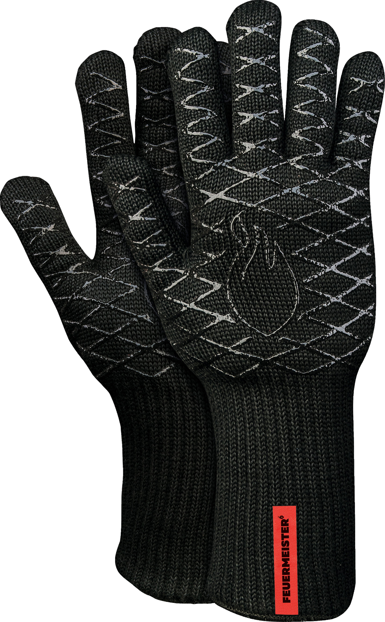 Feuermeister Aramid Grillhandschuhe XXL Schwarz