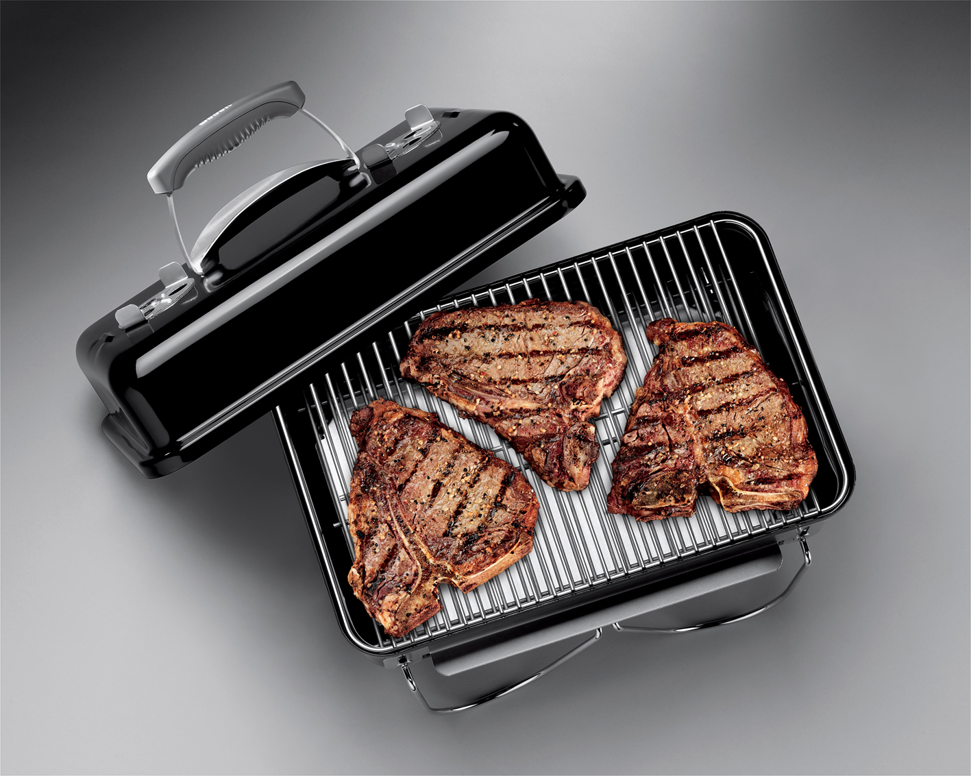 Weber Go-Anywhere Holzkohle Black