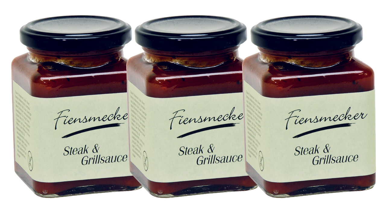 3er Steak & Grillsauce Fiensmecker