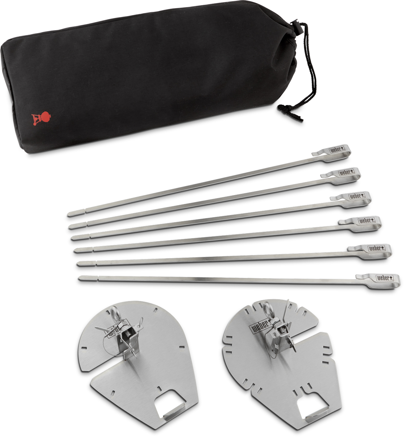 7685_Spiesse_Set_3 Weber CRAFTED Spieße-Set für Drehspieß