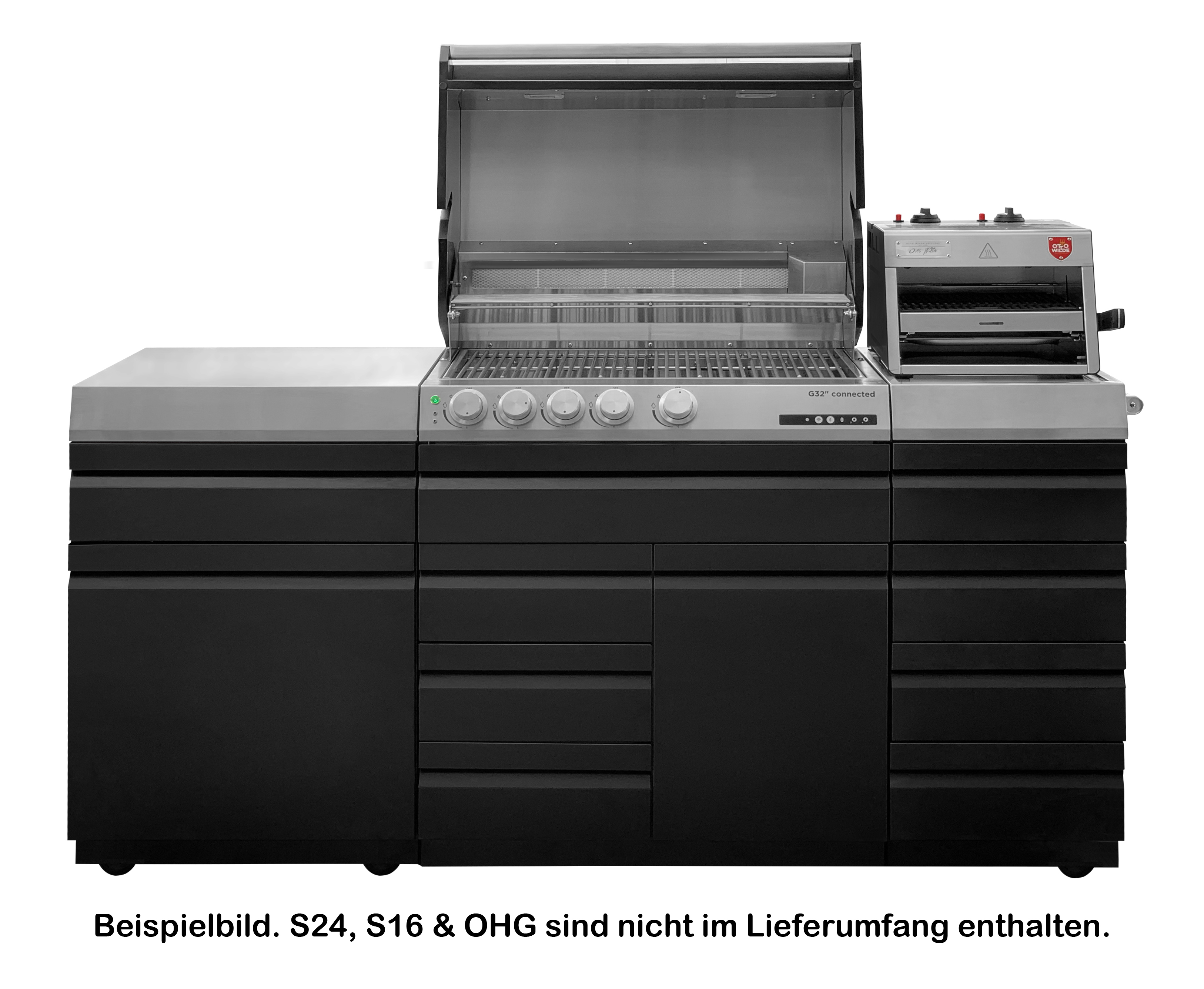 OttoWilde_G32Connected_3S-1T_3 Otto Wilde G32 Connected mit 3 Schubladen + Tür