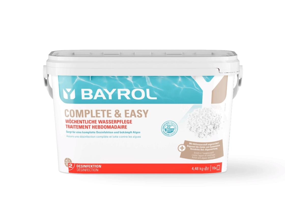 Bayrol Complete & Easy 2,24 kg (8 Doppelbeutel im Eimer)