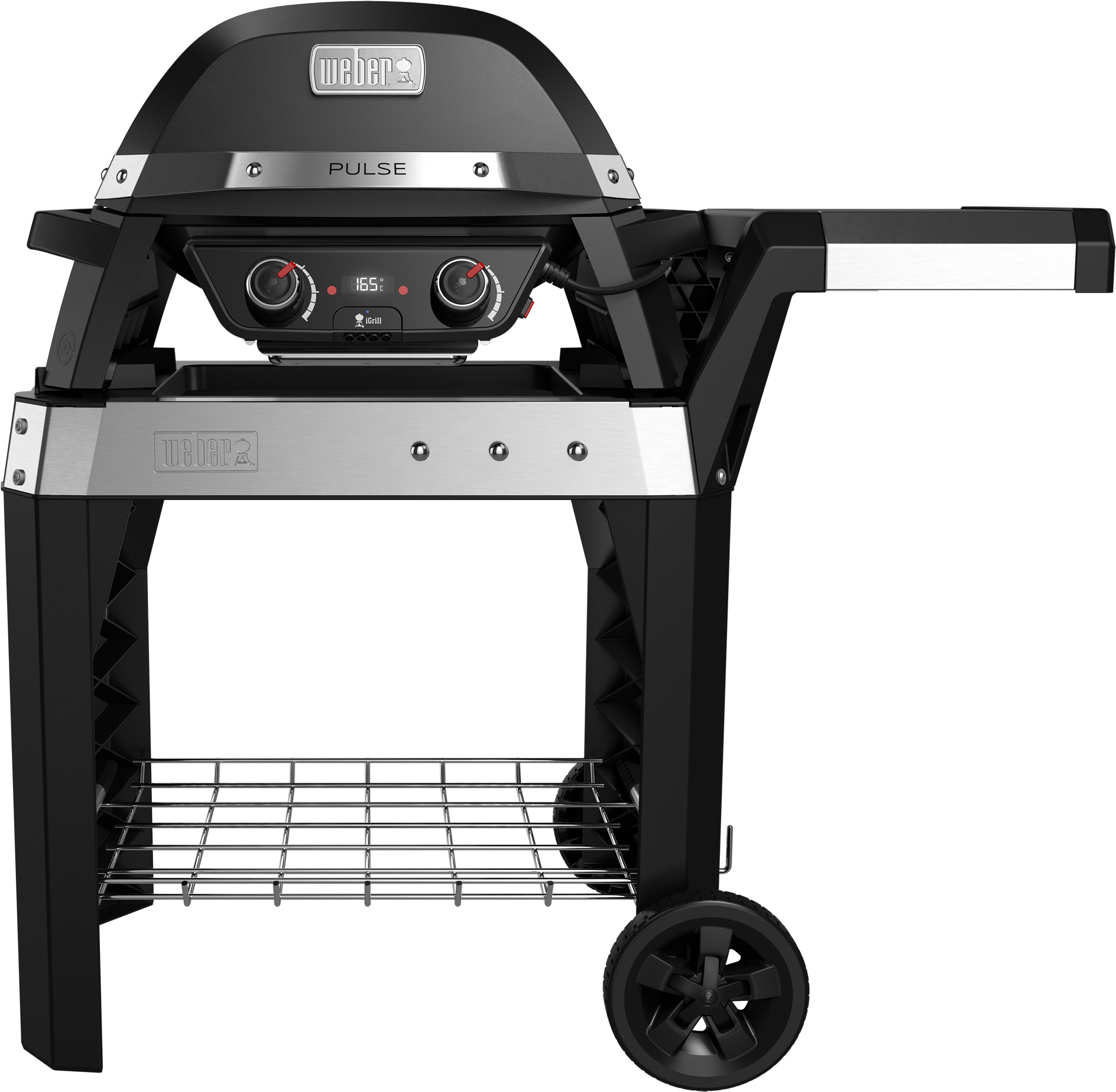 Weber Elektrogrill Pulse 2000 mit Rollwagen