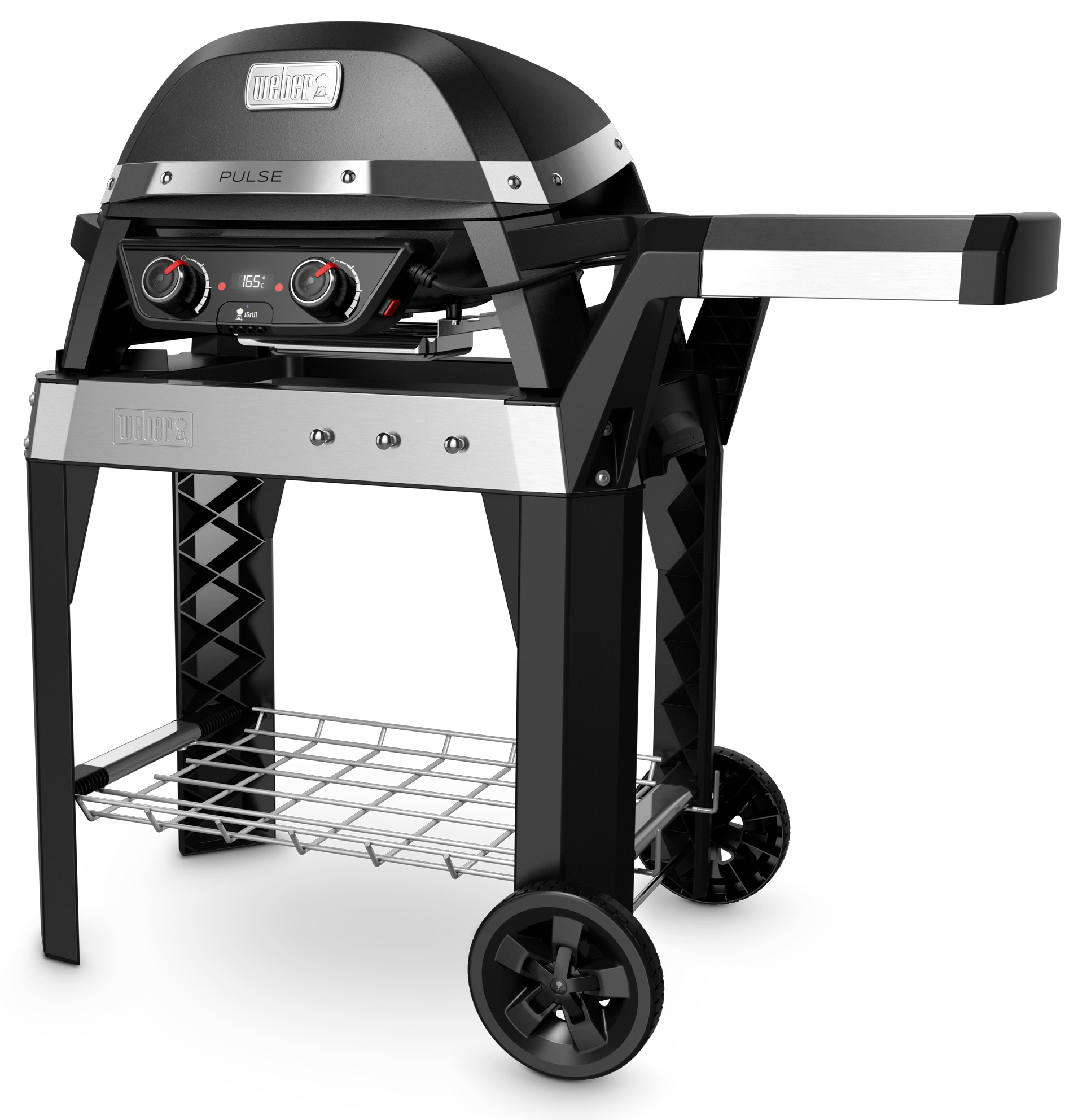 Weber Elektrogrill Pulse 2000 mit Rollwagen