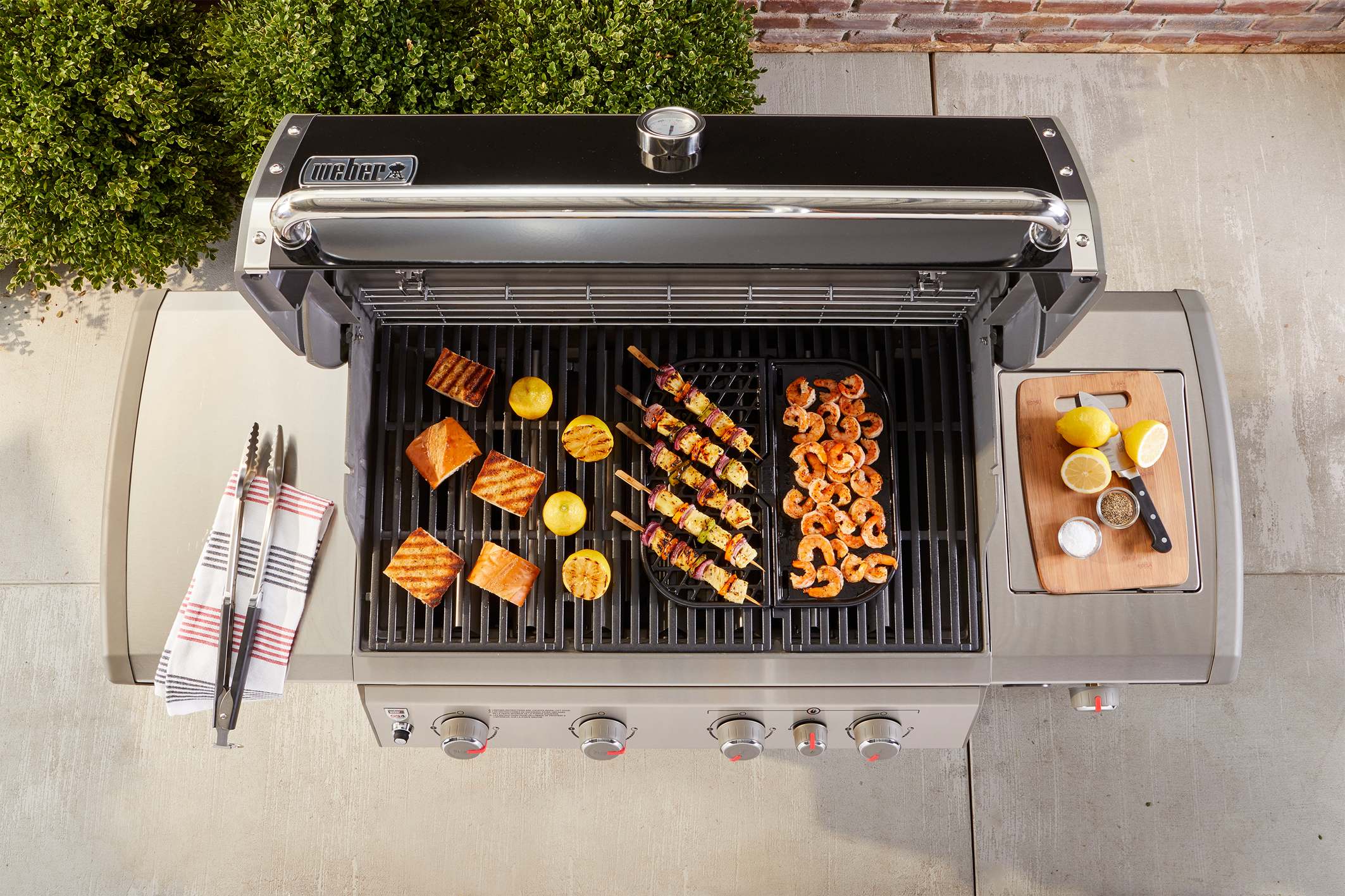 8858_2_in_1_Sear_5 Weber 2 in 1 Sear Grate & Grillplatte - GBS