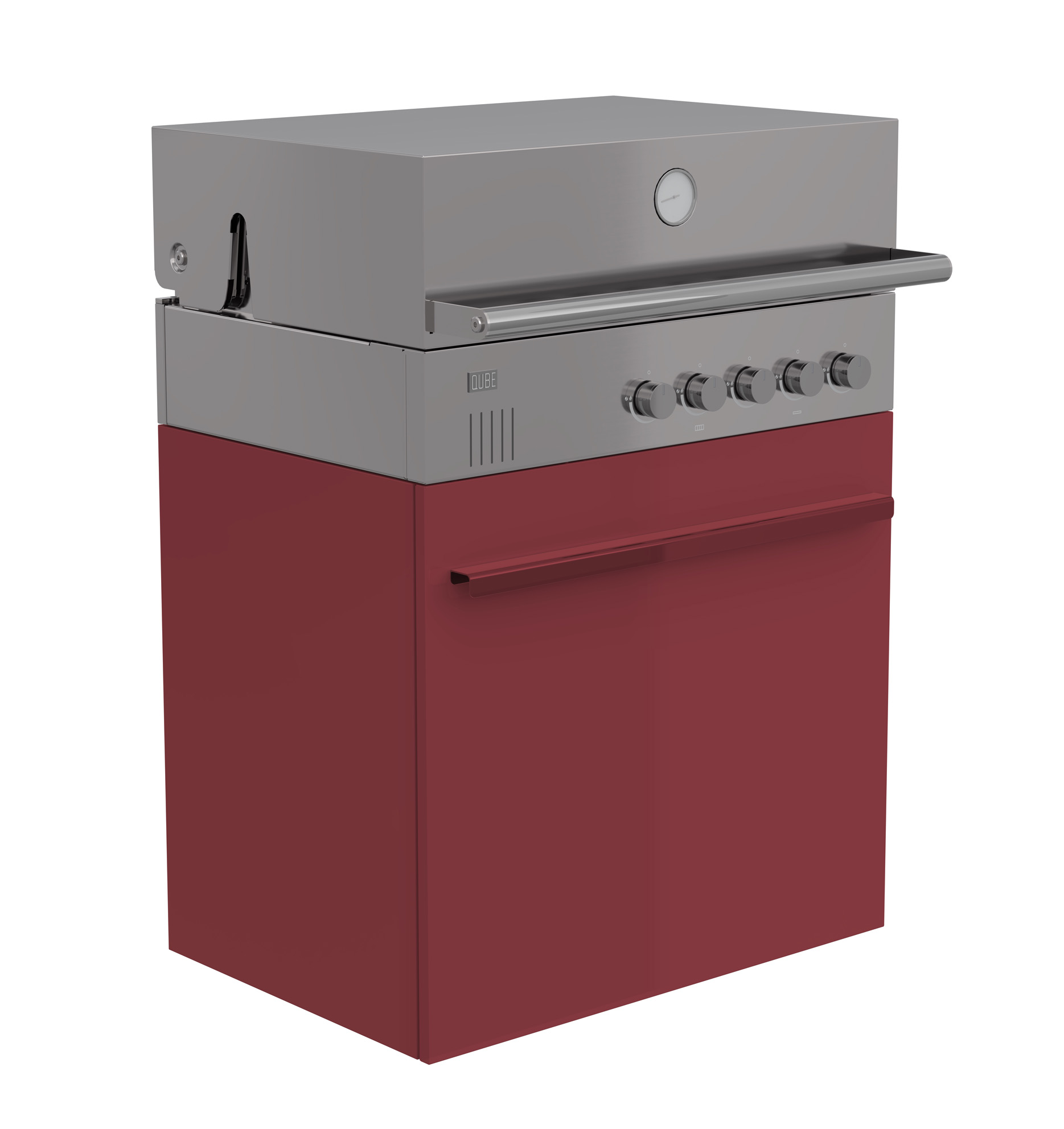 OUTDOORCHEF CUBE X-415 RB Edelstahl / Red Gasgrill