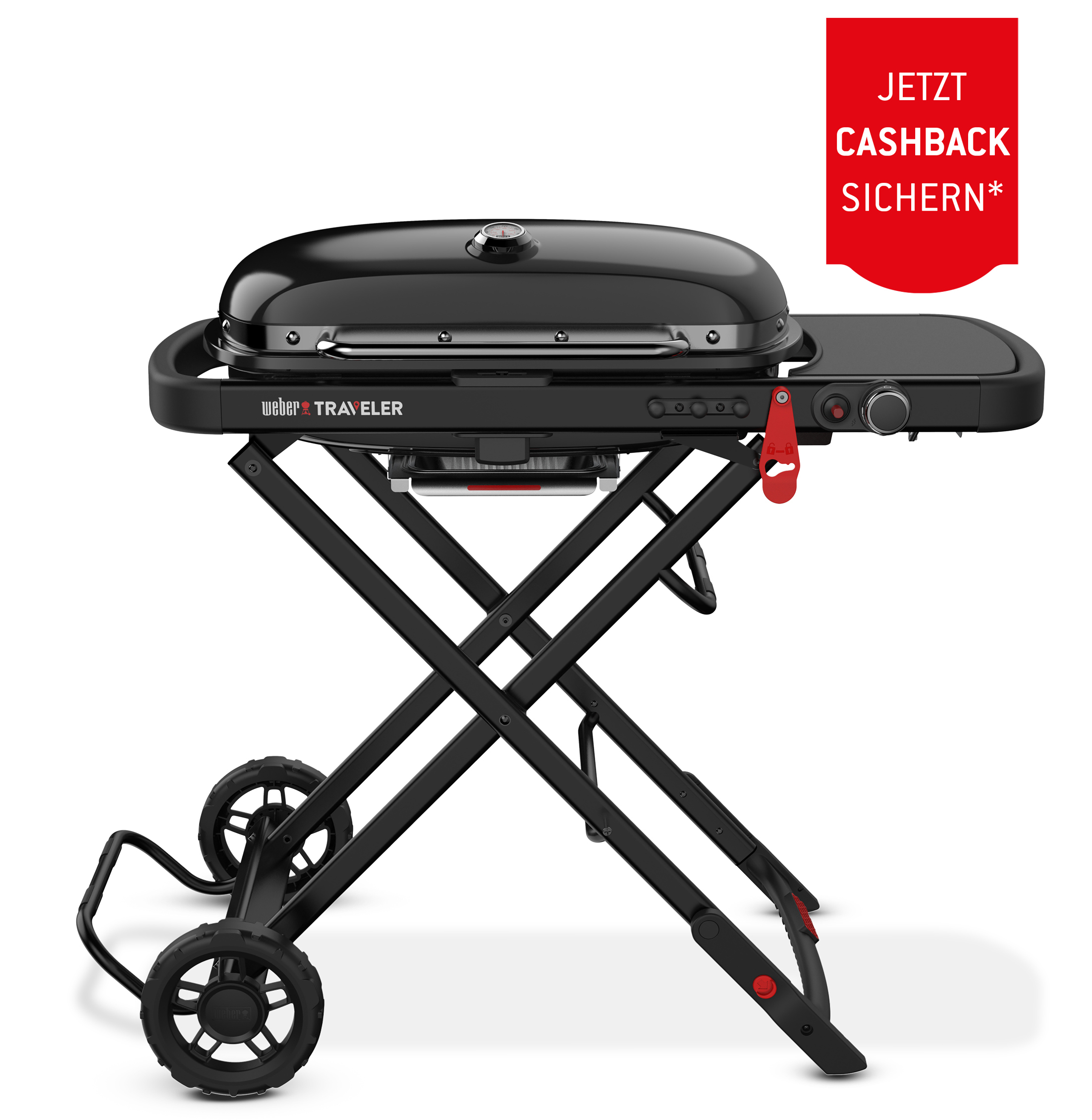 Weber Traveler Stealth Gasgrill