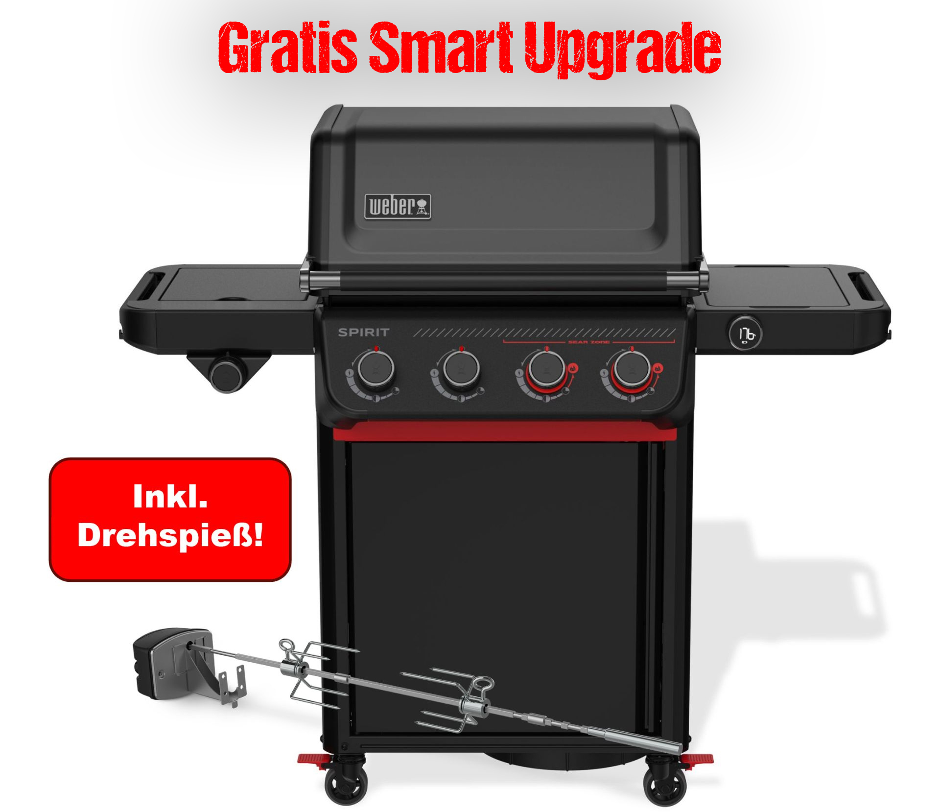 Weber Spirit EP-435R STEALTH inkl. GRATIS Smart-Upgrade
