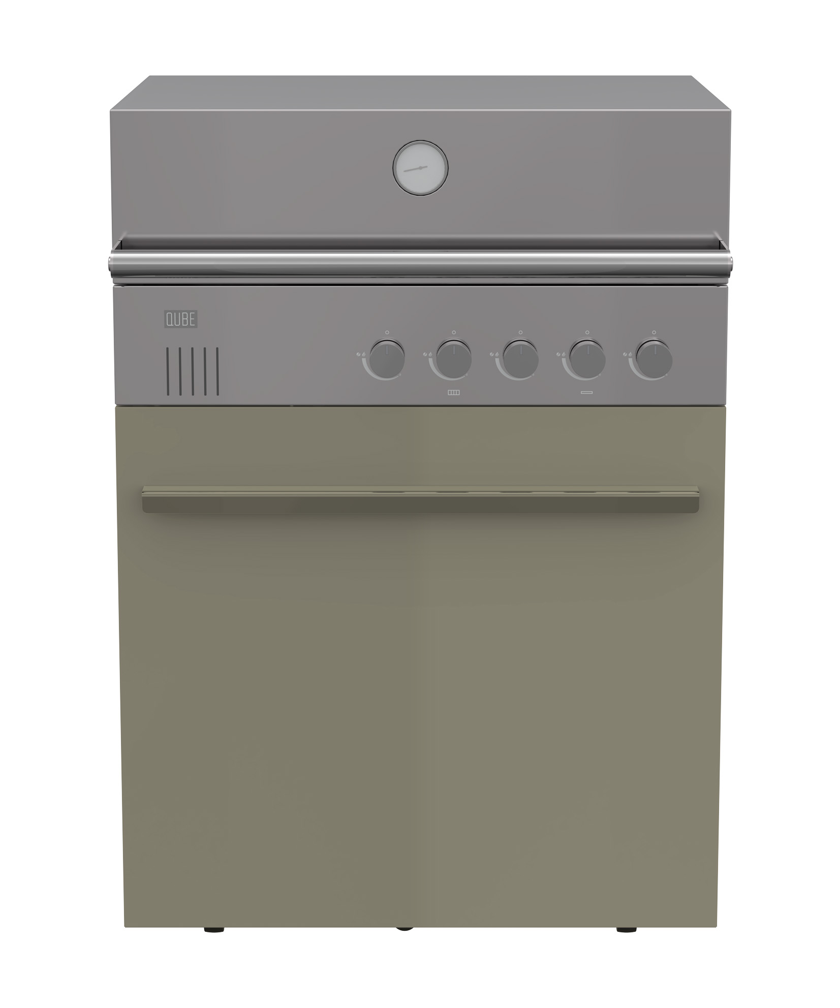 OUTDOORCHEF CUBE X-415 RB Edelstahl / Taupe Gasgrill