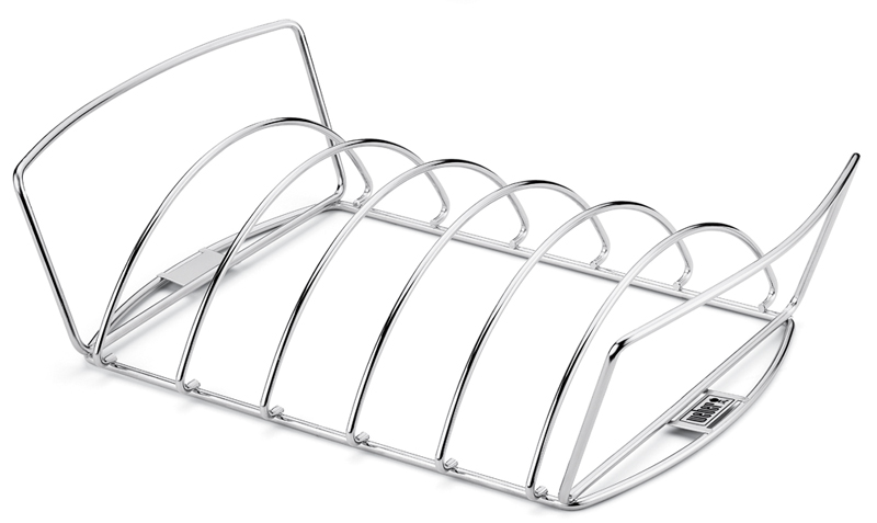 6469_spare_rib_halter Weber Spare-Rib-Halter & Bratenkorb