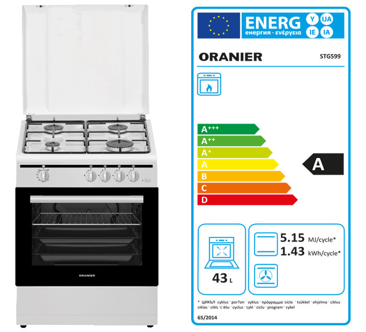 Oranier STG 599 50 cm Gasherd