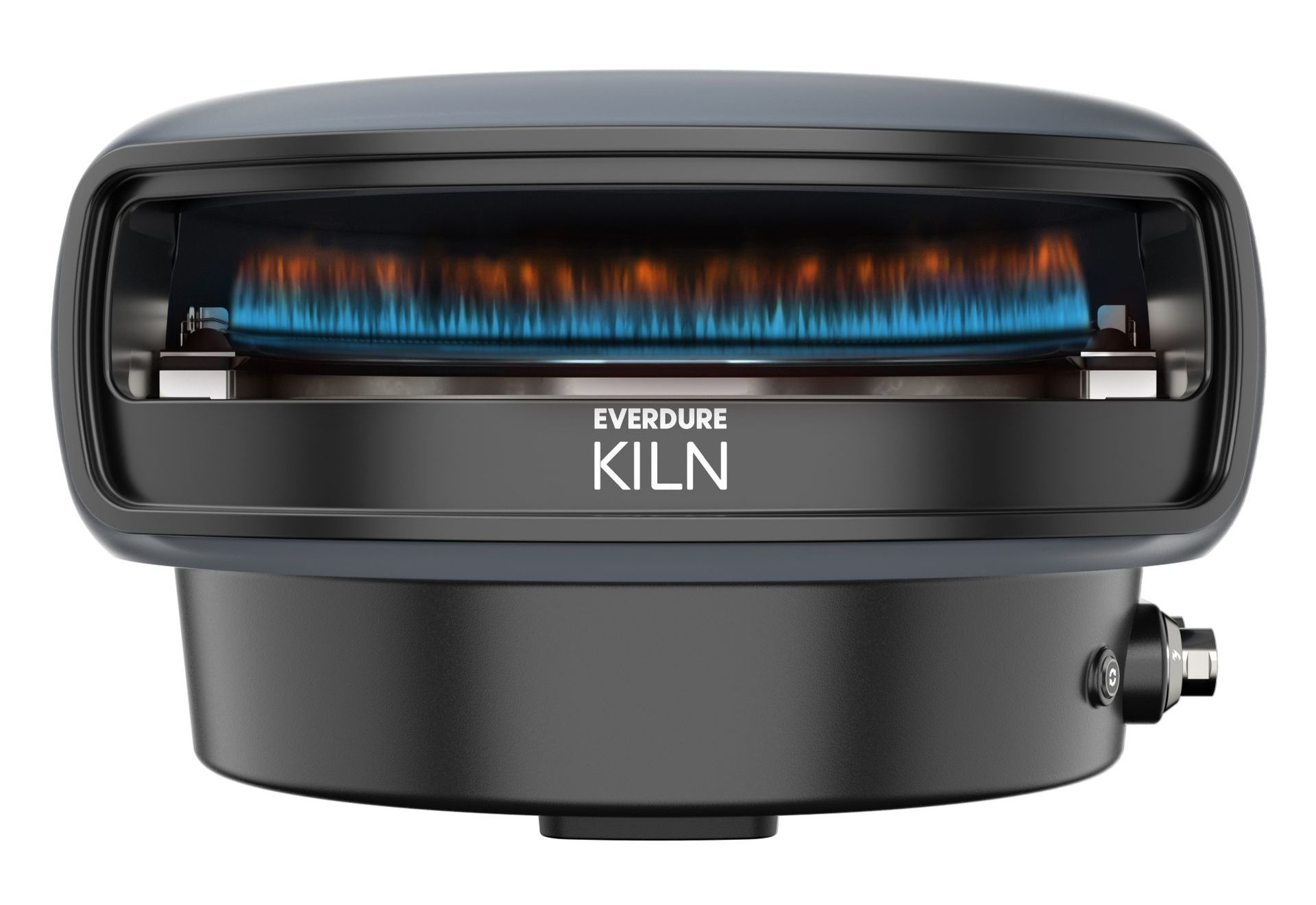 Kilt_Schwarz_8 Everdure KILN Pizzaofen 2-Brenner, Graphite